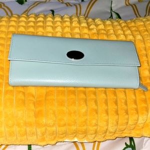 Pottery Barn WOLF McKenna Jewelry Binder Green Grey Compact Travel Case